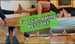 SEXY GIRLS COMPARISON OF FEET BEST OFF - MP4 HD discounted price
