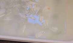 Watch my girlfriend give me a pedicure at home