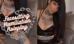 FACESITTING ROLEPLAY HUMILIATION - Can you imagine your face here?