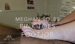 Meghan Soles Pink Toes Footjob