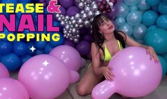 Symphony of Destruction: Jheniffer's Sensual Balloon Popping