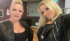 Ladies in leather and their destructive boots