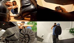 Enslaving and punishing the tiny boot pervert