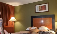 Scarlett Storm and Nina luck tickle Fetishguy's feet in nylons