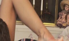 Her feet are ready to please