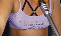 Alt angle Face Fucking machine!!!