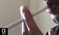 Smoking a Cigaronne White XL 120s