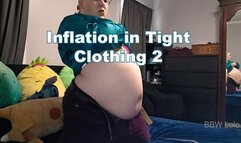 BBW Lolo - Inflation in Tight Clothing 2 (air inflation)