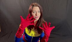 Wonder Woman with Gloved hands handjob JOI HIDEF