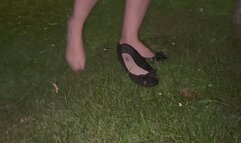 Summer evening walk and I keep losing my shoe