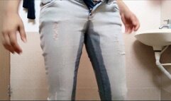 Shrija Wetting Her New Icey Jeans