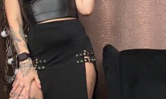 admire my villainy outfit and smoke