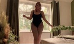 [XXX] Nylon Tease - Miss Naughty Crotchless Fishnet Tights