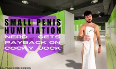 Small penis humiliation nerd gets payback on cocky jock