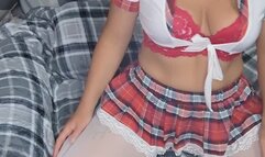 Naughty smoking school outfit RP