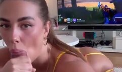 Tameeka - Giving Blowjob And Riding