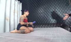 BRUNETTE ROUND ASS FACE SITTING By BELLA BELLY and CLEOPATRA Cam By Aline Full hd