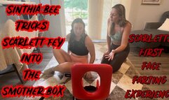 Sinthia tricks Scarlett into a Gassy Smother Box Experience