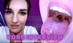 Vore Interview With Giantess Irene Silvers! - 4K