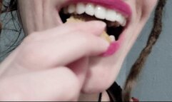 Devouring Man Shaped Cookies