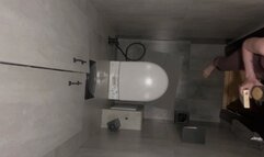 Emma went to the toilet with food, books, a camera spying and recording from above - part 29
