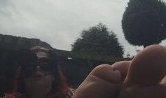 Smoking outside
