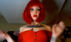 Red Whip Leaves Red Mark's