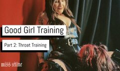 Good Girl Training | Part 2: Throat Training Bunny Goon
