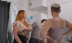 Mistress Ruslana Meet Wife Weronika And They Punish Unfaithful Man - Part 1 - English And Russian Language - 4K