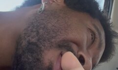 Latina public close up foot worship