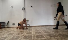 YFYE Khaina the Riding Mistress training her pet