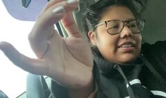 Road trip kfc cup pee in car