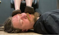 Tasty street dirt for My pathetic human-rug