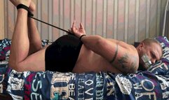 Alex struggles with bondage WMV