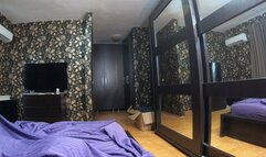 MilfyCalla- Yoga pants, silk bedding and a lot of cum on my jackets 195