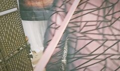 Blondie fucks him with several huge cocks