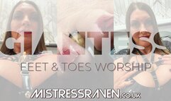 [934] Gaintess Feet and Toes Worship