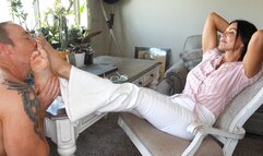 Worship my feet slut! (pt 2)