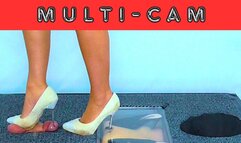 Lick My Dirty Soles and Cum Under My Crystal Heels - Multi Cam - AmbersCBT - 69MC