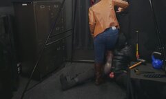 Just New Boot Ball Busting