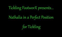 Nathalia in a Perfect Position for Tickling