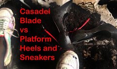 Crazy 37 min by Sexy Nina! Casadei Blade vs Italian Platform, Shoes Ruined, Dirty Heels, Heels Crush, Casadei in Mud