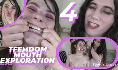 4K Ziva Fey - Mouth Exploration With Sophie Ladder 4