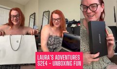 BBW Milf Laura Leslie BTS Porn Vlog - Unboxing Fun