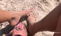 Buried in the sand beneath her feet and toes_wmv_