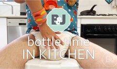 Bottle time in kitchen