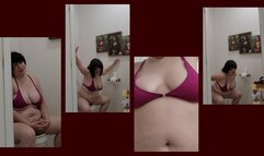 NONSTOP DUMPING BRA MODELING AND YOU GET FED