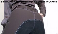 POV: Pamper sexy riding pants ass and Joi