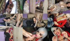 Fur lover fucks two burglar sisters and arrests them