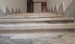 PEE ON PUBLIC STAIRCASE